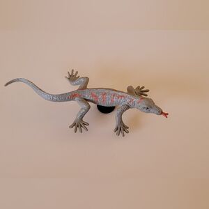 Gray Lizard Shoe Charm For Crocs And Clogs